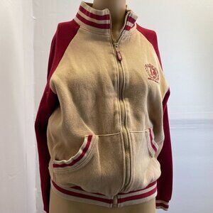 Vintage Disney Mickey Varsity Jacket Cozy Cotton Zipper Closure Embroidered